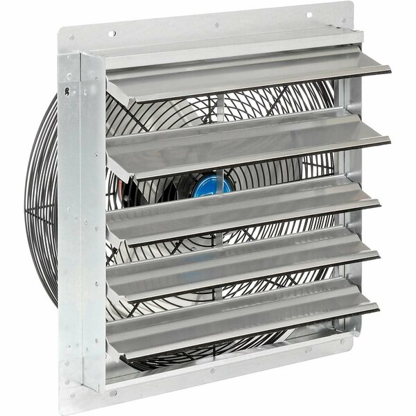 Cd Continental Dynamics Direct Drive 18in Exhaust Fan W/ Shutter, 3 Speed, 5250 CFM, 1/8HP, 1Phase 294496A